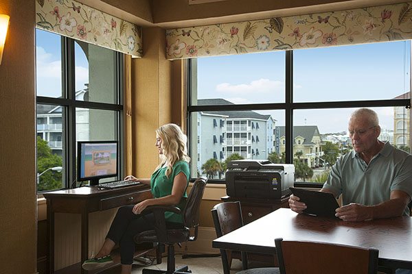 computer Sea Crest Resort Amenities Business Center