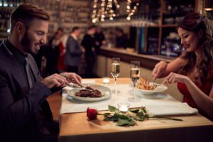 Enjoy a romantic dinner for two in Myrtle Beach.