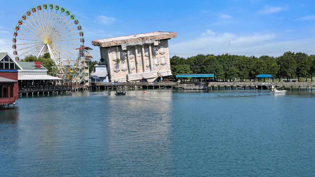 Broadway at the Beach in Myrtle Beach is in the best area to stay in Myrtle Beach for families