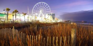 myrtle beach skywheel from the dunes